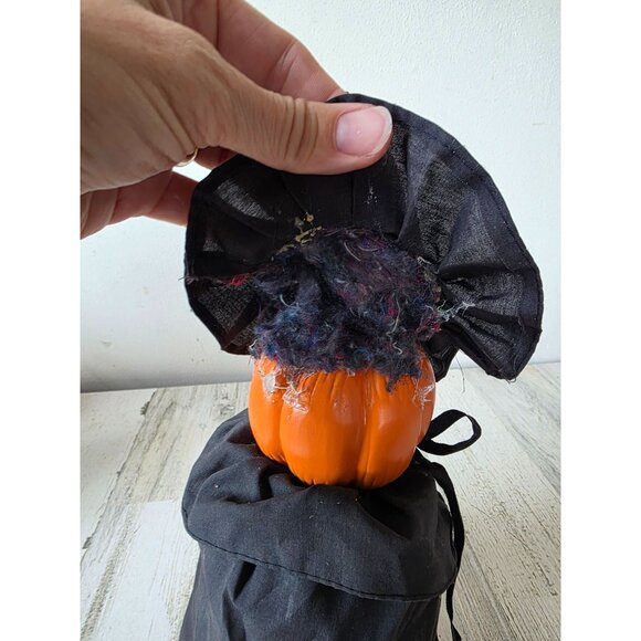 Vintage ceramic pumpkin stack totem light up which jack-o'-lantern - Picture 5 of 8